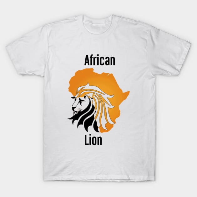 African lion T-Shirt by Mkt design